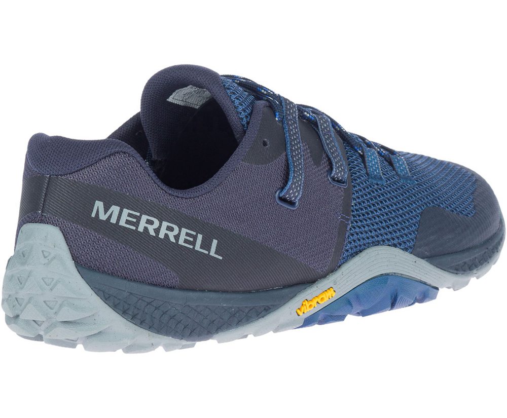 Tenis Homem - Merrell Trail Glove 6 - Azul Marinho - NGQ296857